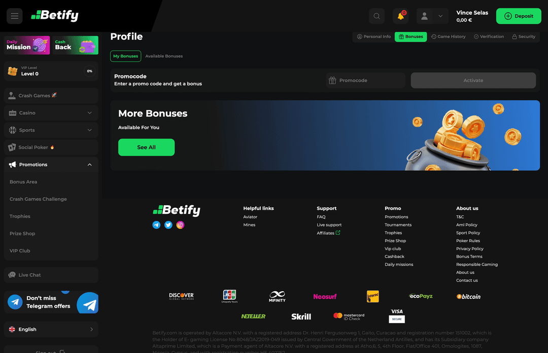 Notre programme VIP Betify